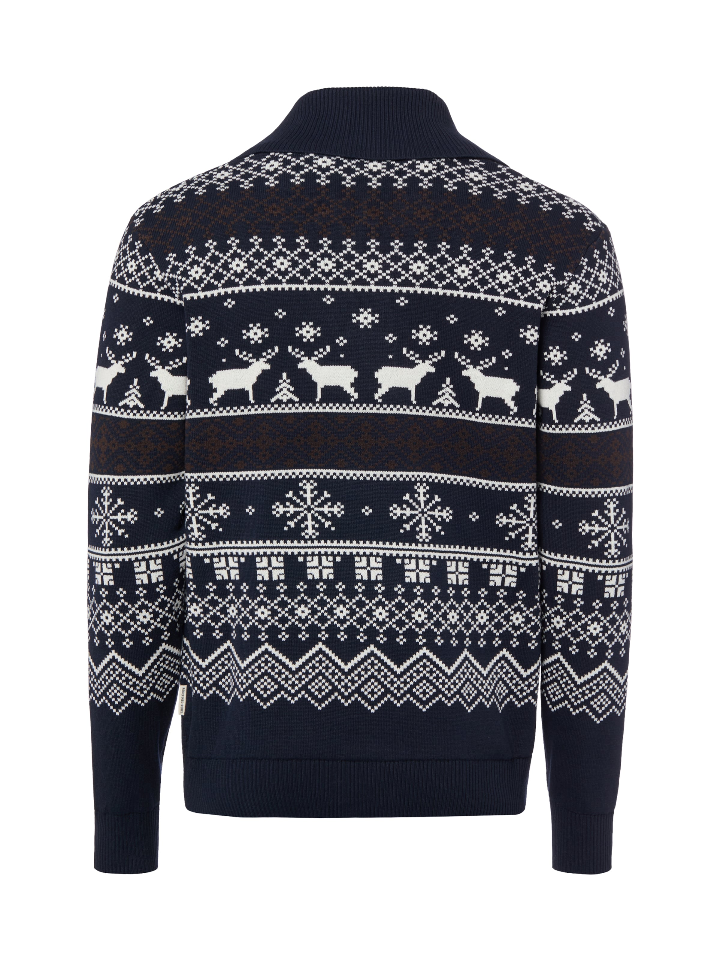 Redefined Rebel Gebreid vest 'Santa' in Blauw