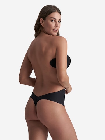 Slip scultant 'Low Back Mid Waist Thong' Bye Bra en noir