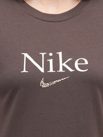 Nike Sportswear Tričko – hnědá