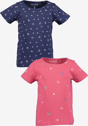 mėlyna BLUE SEVEN Marškinėliai: priekis