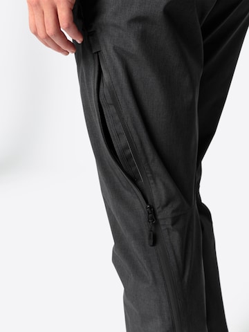 VAUDE Tapered Outdoorbroek 'W Yaras Warm Rain P' in Zwart