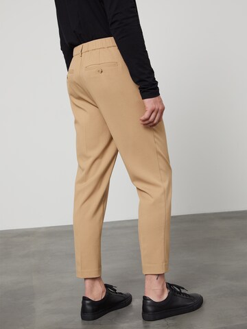 DAN FOX APPAREL Regular Hose 'Milan' in Beige