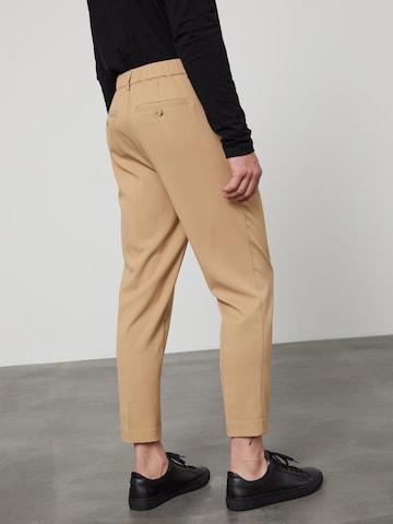 DAN FOX APPAREL Regular Hose 'Milan' in Beige