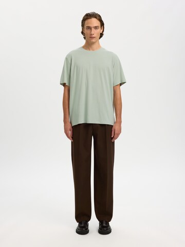 SELECTED T-Shirt 'SLHASPEN' in Blau