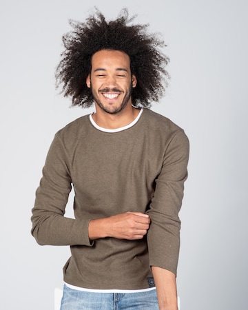 Key Largo Regular fit Sweater 'Sarasota' in Brown: front