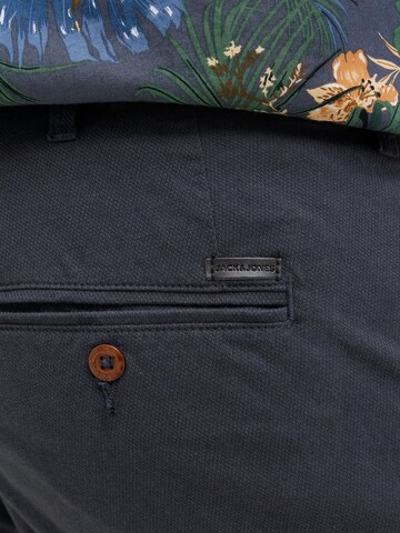Jack & Jones Plus regular Lærredsbukser i blå