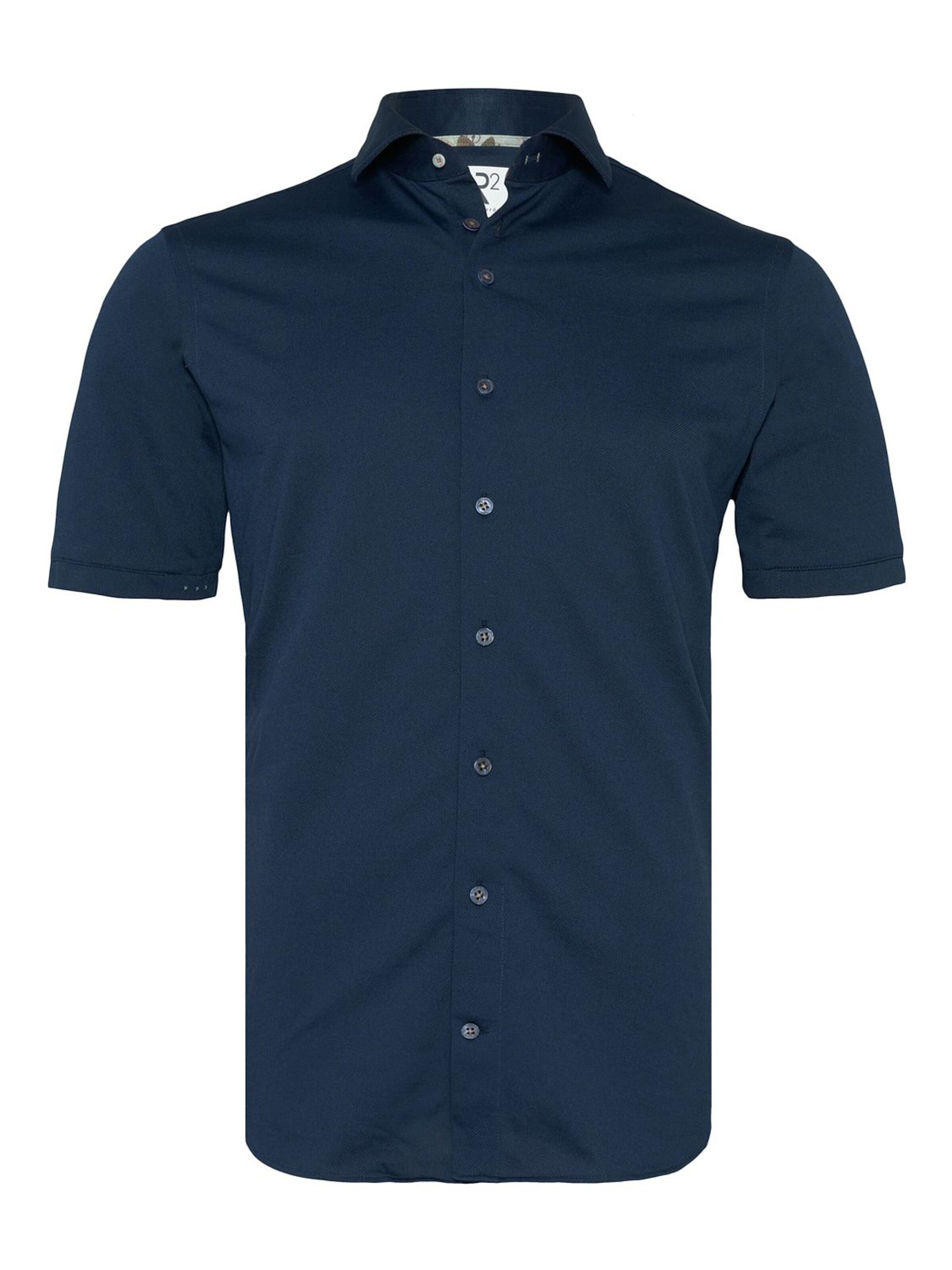 R2 Amsterdam Regular Fit Hemd‌‌‌‌ in Blau: Vorderseite