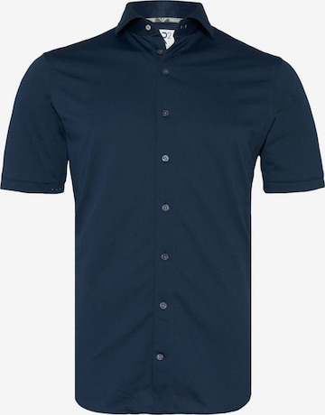Coupe regular Chemise R2 Amsterdam en bleu : devant