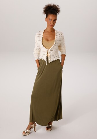 Aniston CASUAL Knit Cardigan in White