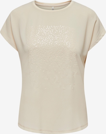 ONLY - Camiseta 'LOUISA' en beige: frente