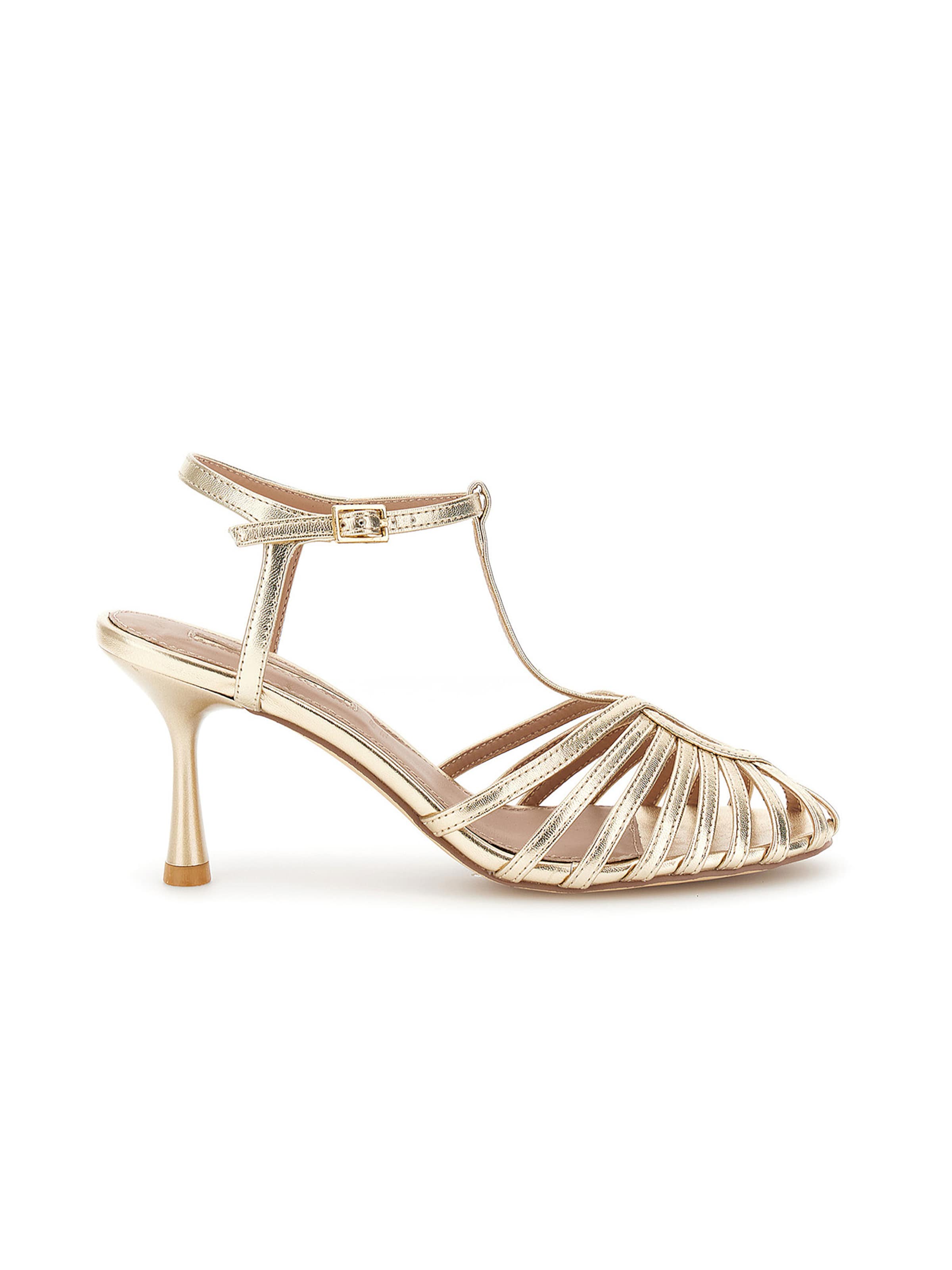 Sandales CAFè NOIR en or