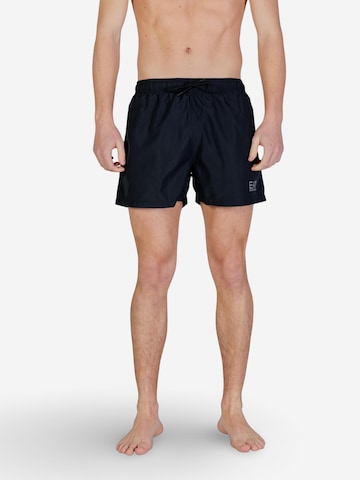 Pantaloncini da bagno '7M001677 AF13019' di EA7 Emporio Armani in nero: frontale