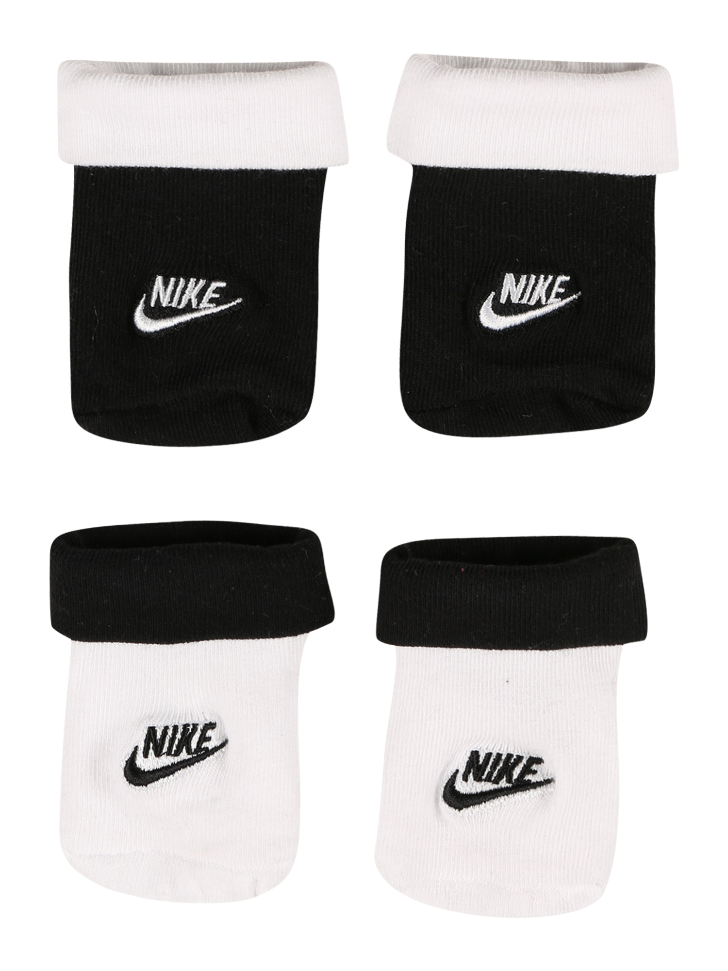 Niemowlęta D7vLS Nike Sportswear Skarpety FUTURA w kolorze Czarny, Białym 