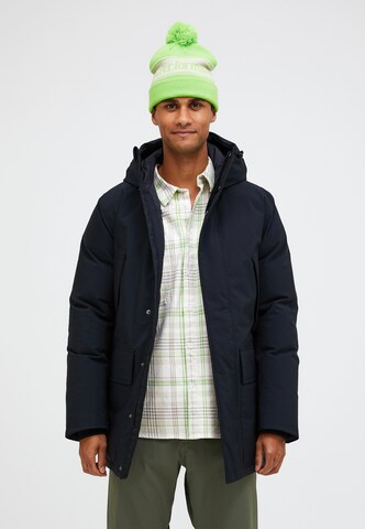 PEAK PERFORMANCE Funktionsmantel M Ground Parka in Schwarz: Vorderseite