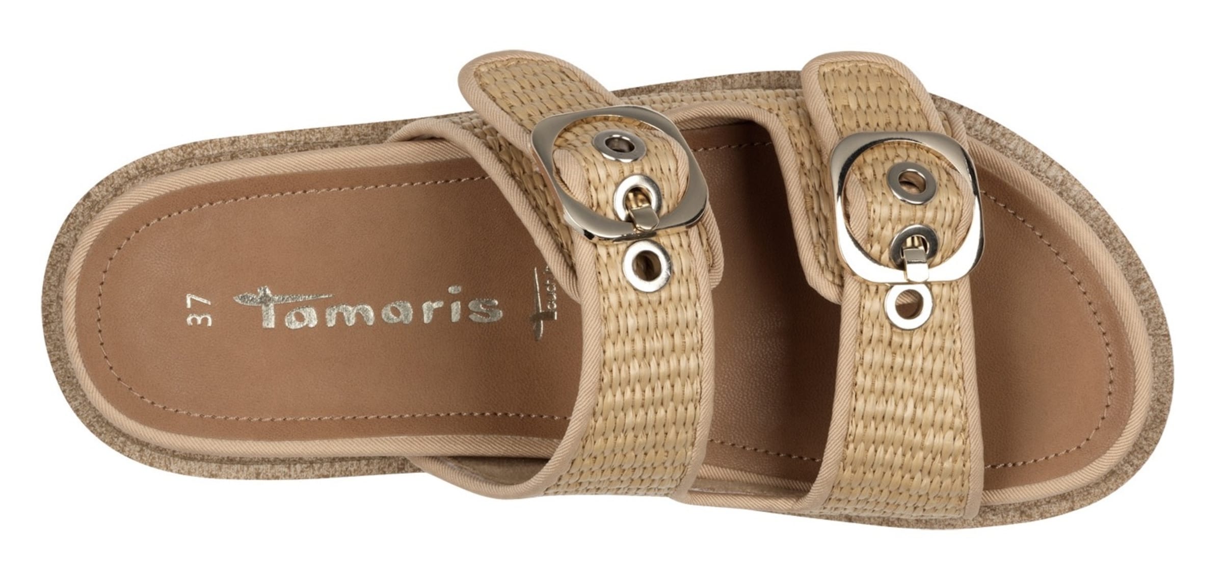 Mule Tamaris en marron