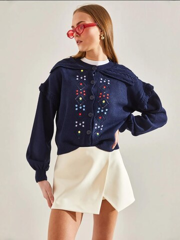 Bianco Lucci - Casaco de malha em azul