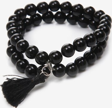 COLLEZIONE ALESSANDRO Bracelet 'Peppa' in Black: front