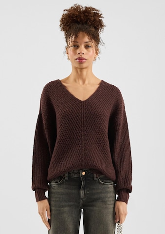 QS Pullover i lilla: forside