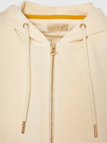 Funky Buddha - Sudadera con cremallera en beige