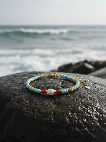 Nemomatheo Bracelet 'Farbtupfer aus Fernost' in Blue