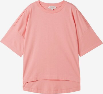 TOM TAILOR DENIM Shirt in Pink: front