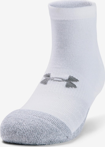 Regular Chaussettes de sport 'HeatGear' UNDER ARMOUR en blanc