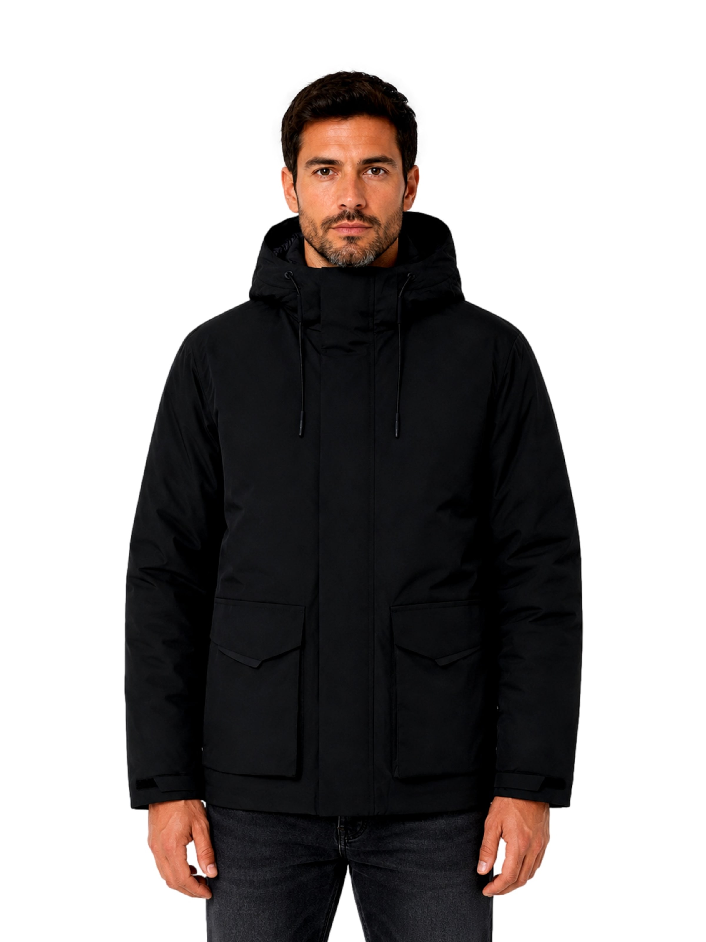 Giacca invernale 'ONSNATE' di Only & Sons in nero: frontale