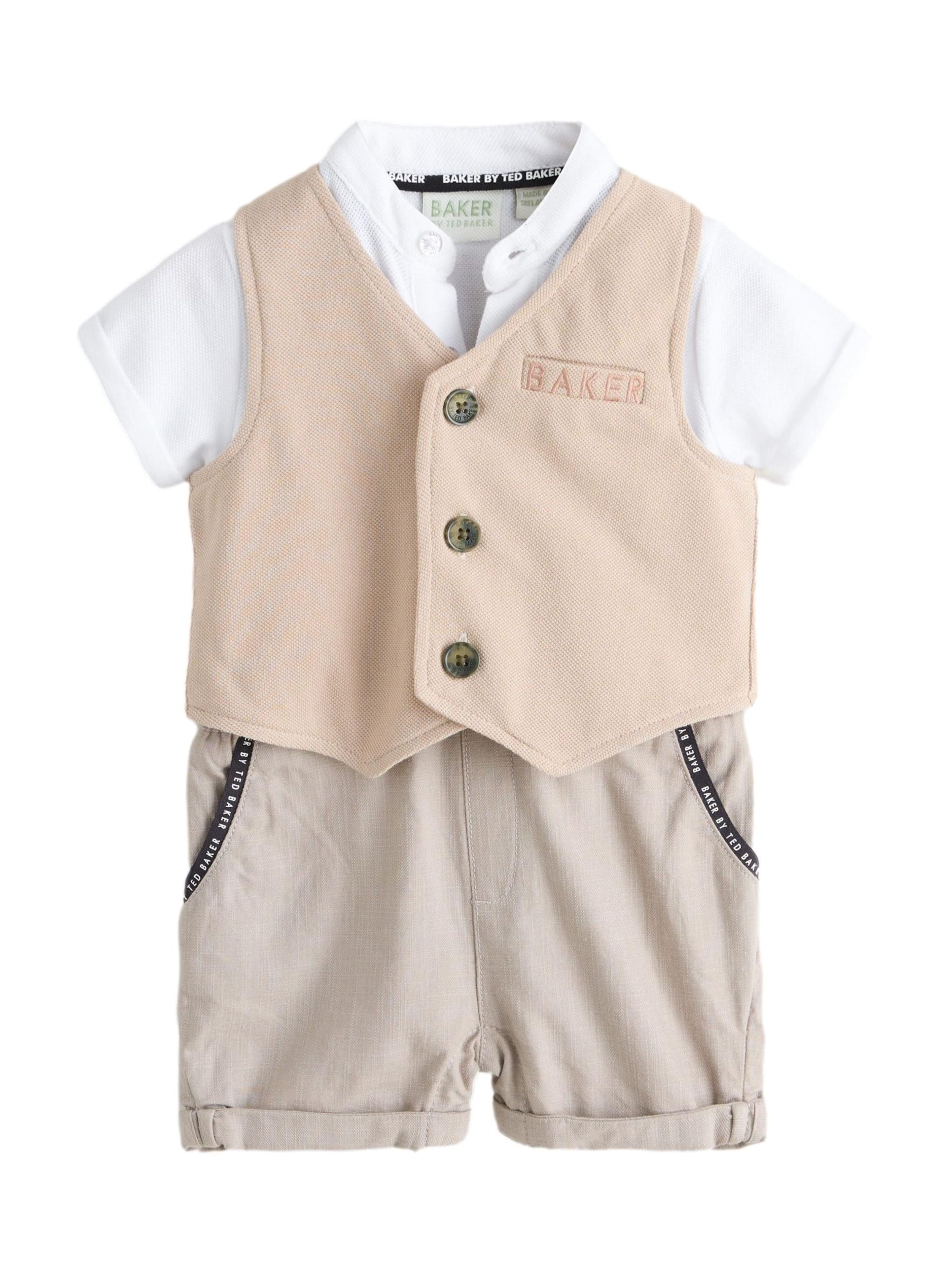 Ensemble Baker by Ted Baker en gris : devant