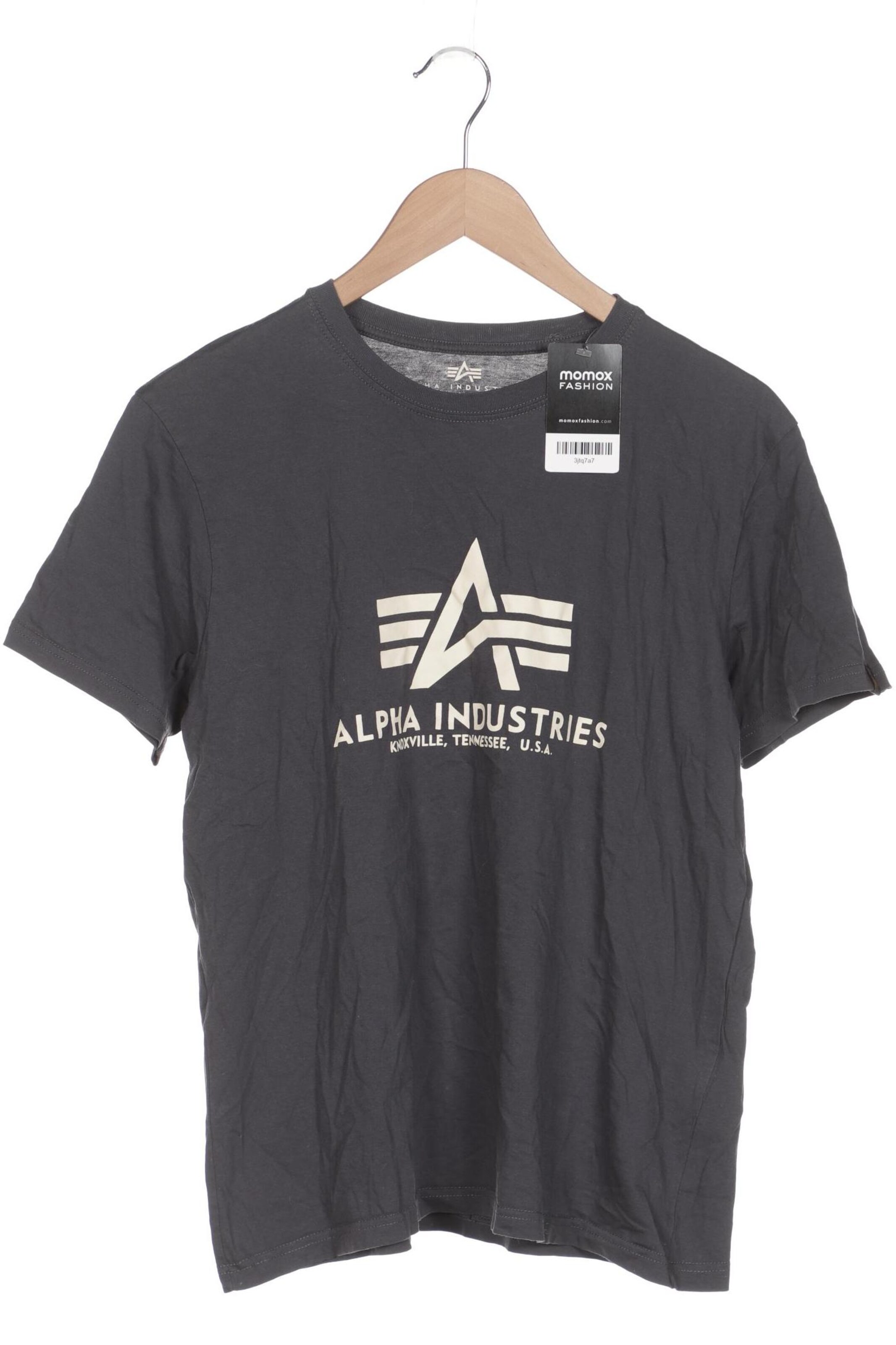 ALPHA INDUSTRIES Shirt in M in Grey: front