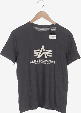 ALPHA INDUSTRIES Shirt in M in Grey: front