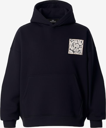 Sweat-shirt MARTIN VALEN en noir : devant