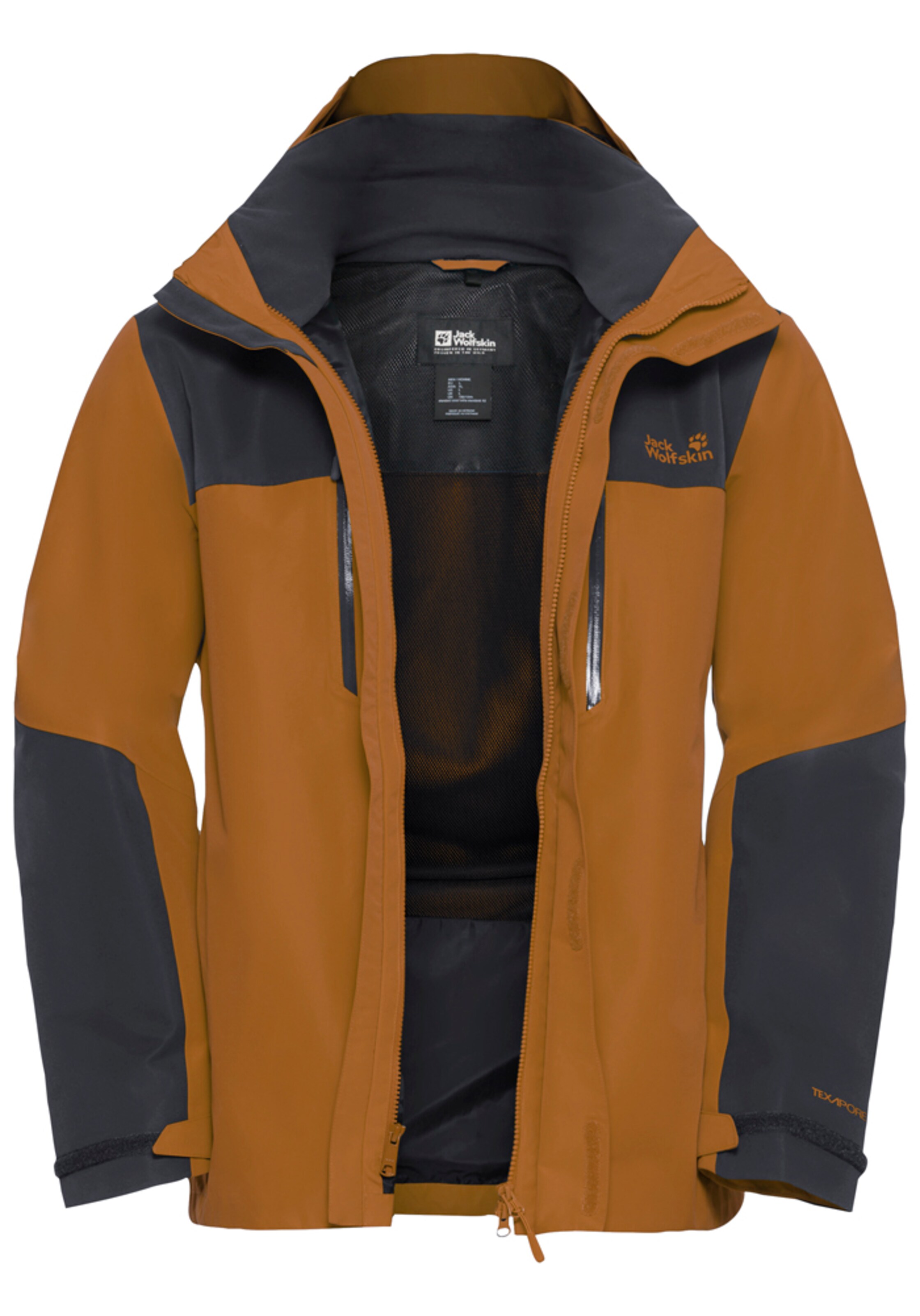 JACK WOLFSKIN Outdoor jacket in Brown