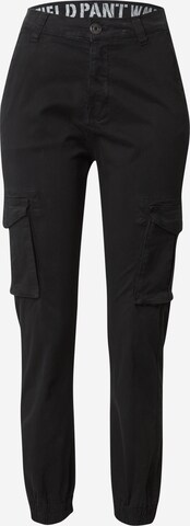 Pantaloni cargo di ALPHA INDUSTRIES in nero: frontale