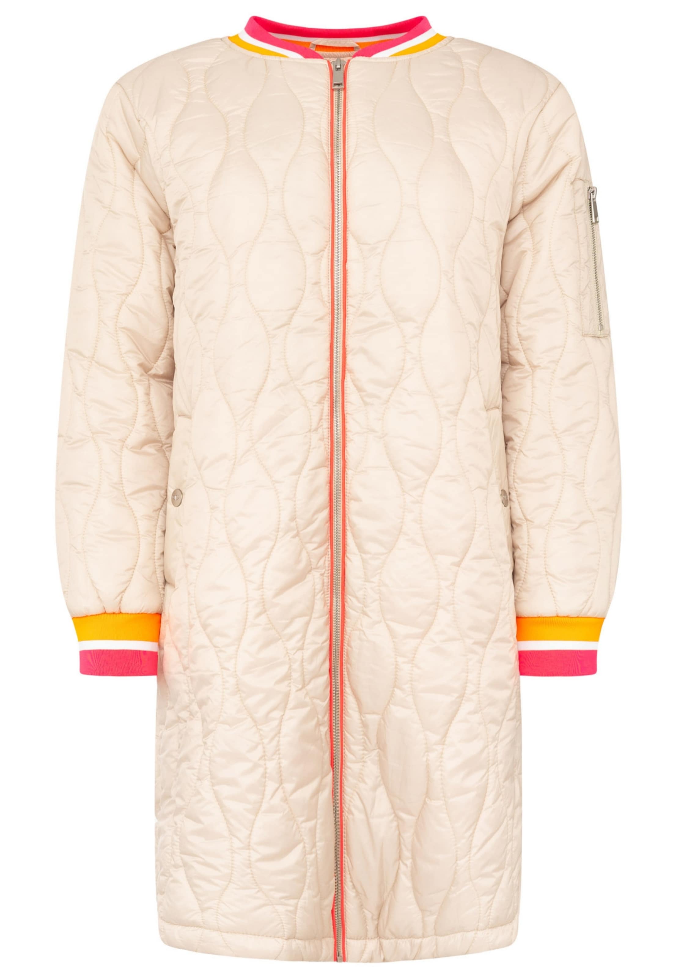Manteau mi-saison Zwillingsherz en beige : devant