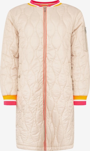 Manteau mi-saison Zwillingsherz en beige : devant