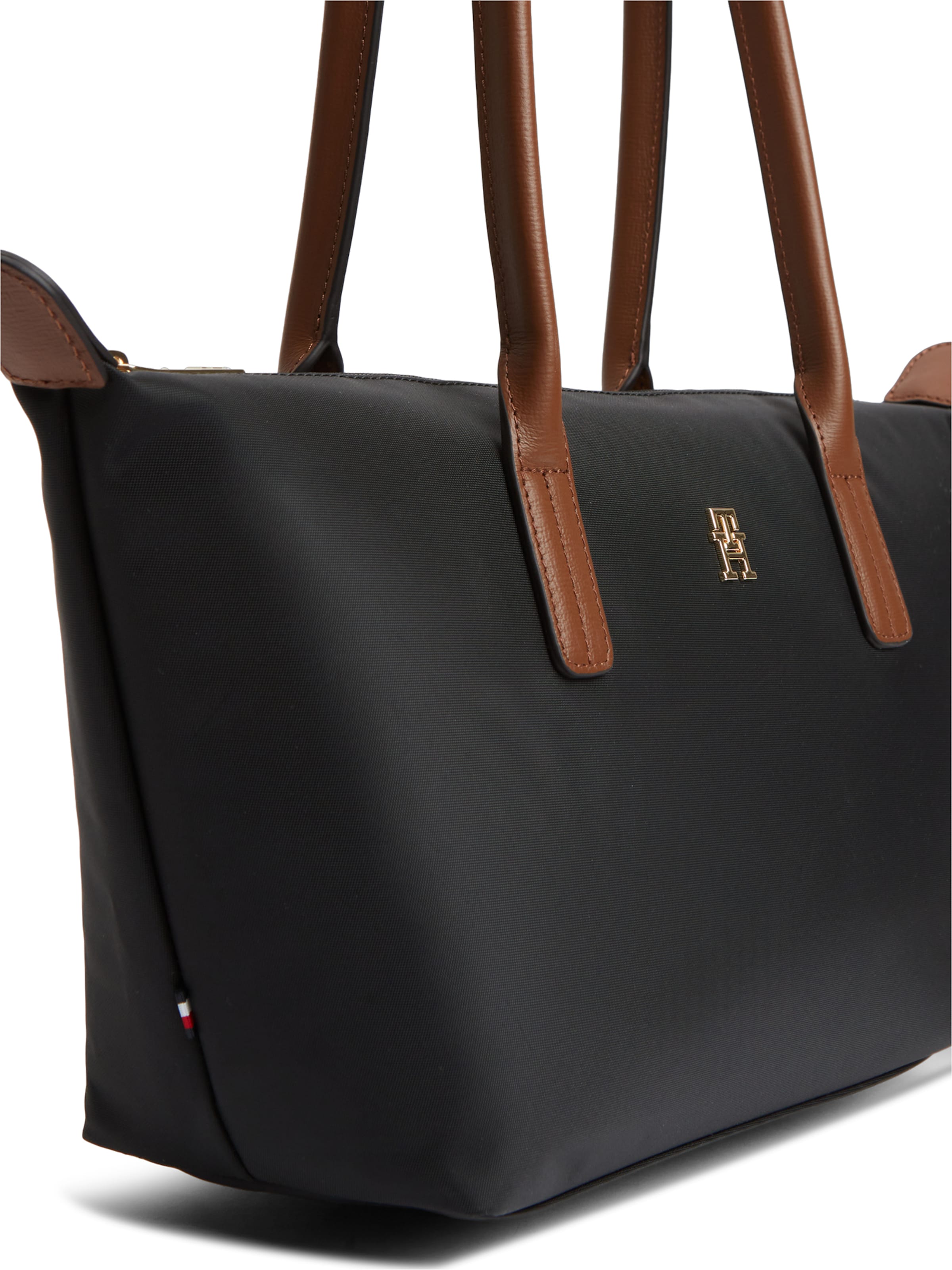 TOMMY HILFIGER Schoudertas 'Popette' in Zwart