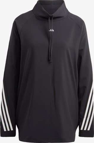ADIDAS PERFORMANCE Sport sweatshirt 'Train Icons Full-Cover' i svart: framsida