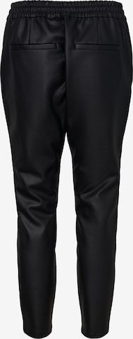 VERO MODA Tapered Pleat-Front Pants 'Eva' in Black