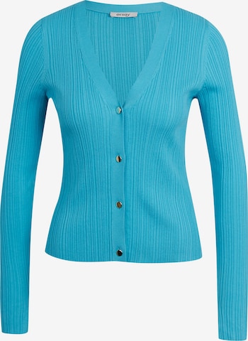 Orsay Knit Cardigan in Blue: front