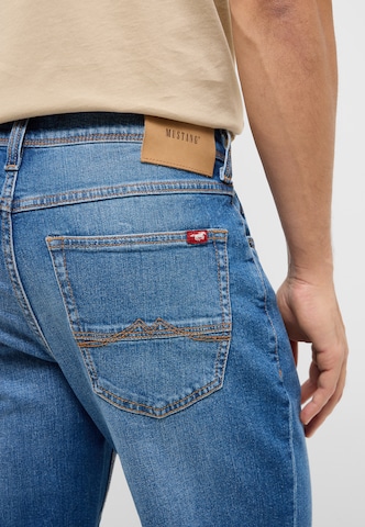 MUSTANG Loosefit Jeans  ' Washington Straight ' in Blau