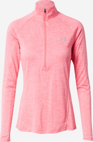 UNDER ARMOUR - Camisa funcionais em rosa: frente
