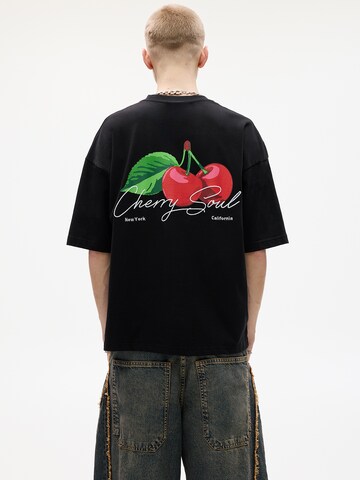 Pull&Bear T-Shirt 'STWD' in Schwarz: Vorderseite