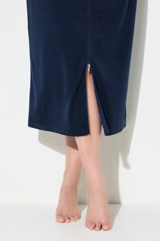 Ulla Popken Badjas lang  in Blauw