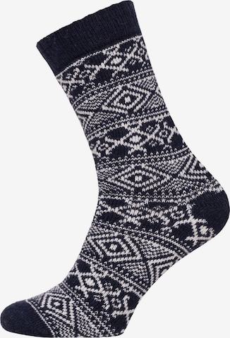 HomeOfSocks Socken 'HOS4510' in Blau: Vorderseite