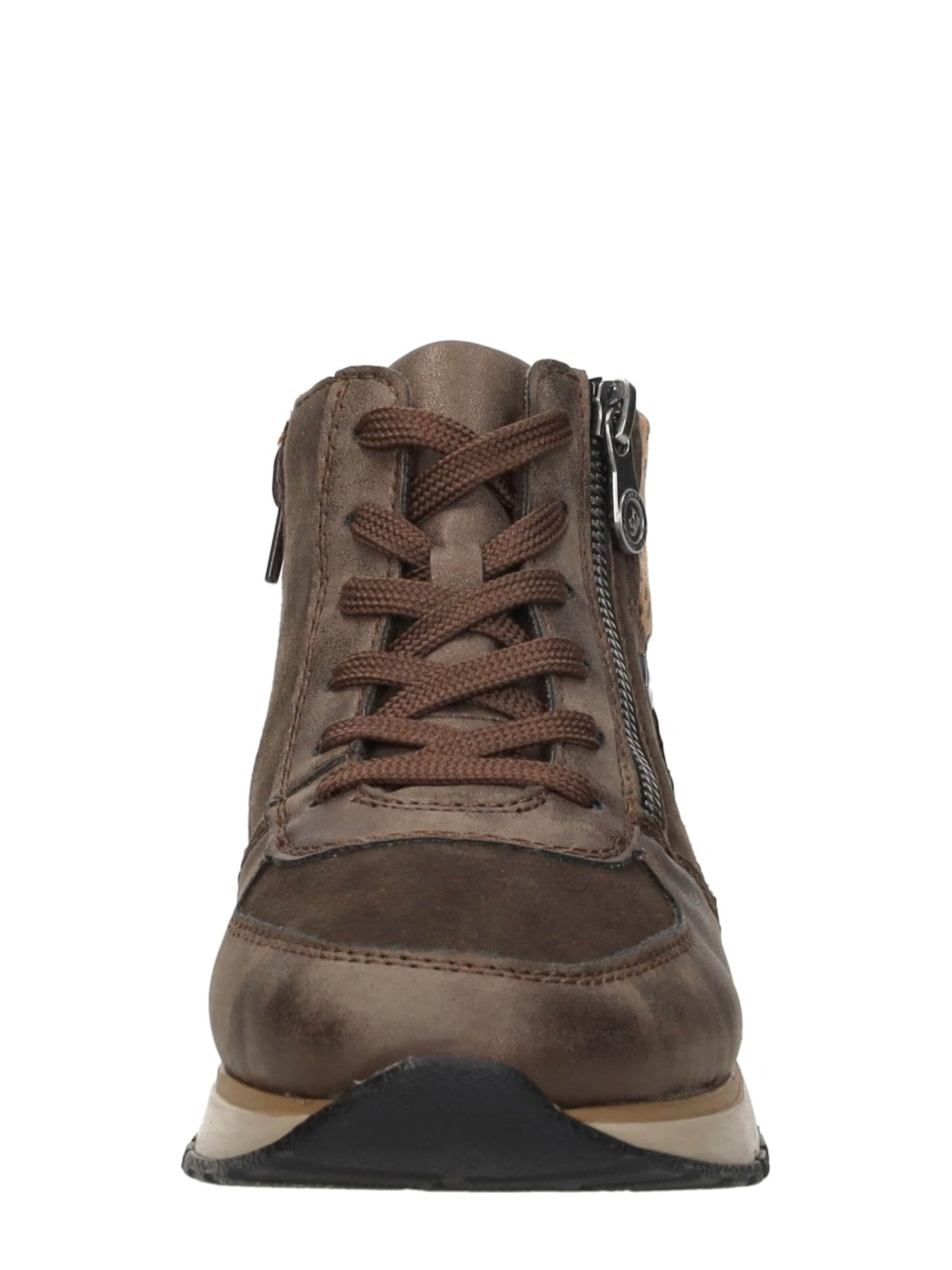 Chaussure à lacets 'Veterschoenen Hoog' Rieker en marron