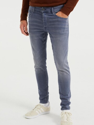Slimfit Jeans di WE Fashion in blu: frontale