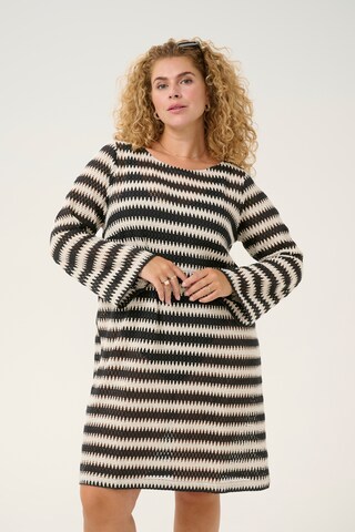 KAFFE CURVE Beach dress 'Molina' in Black: front