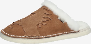 Living Kitzbühel Slippers in Brown: front