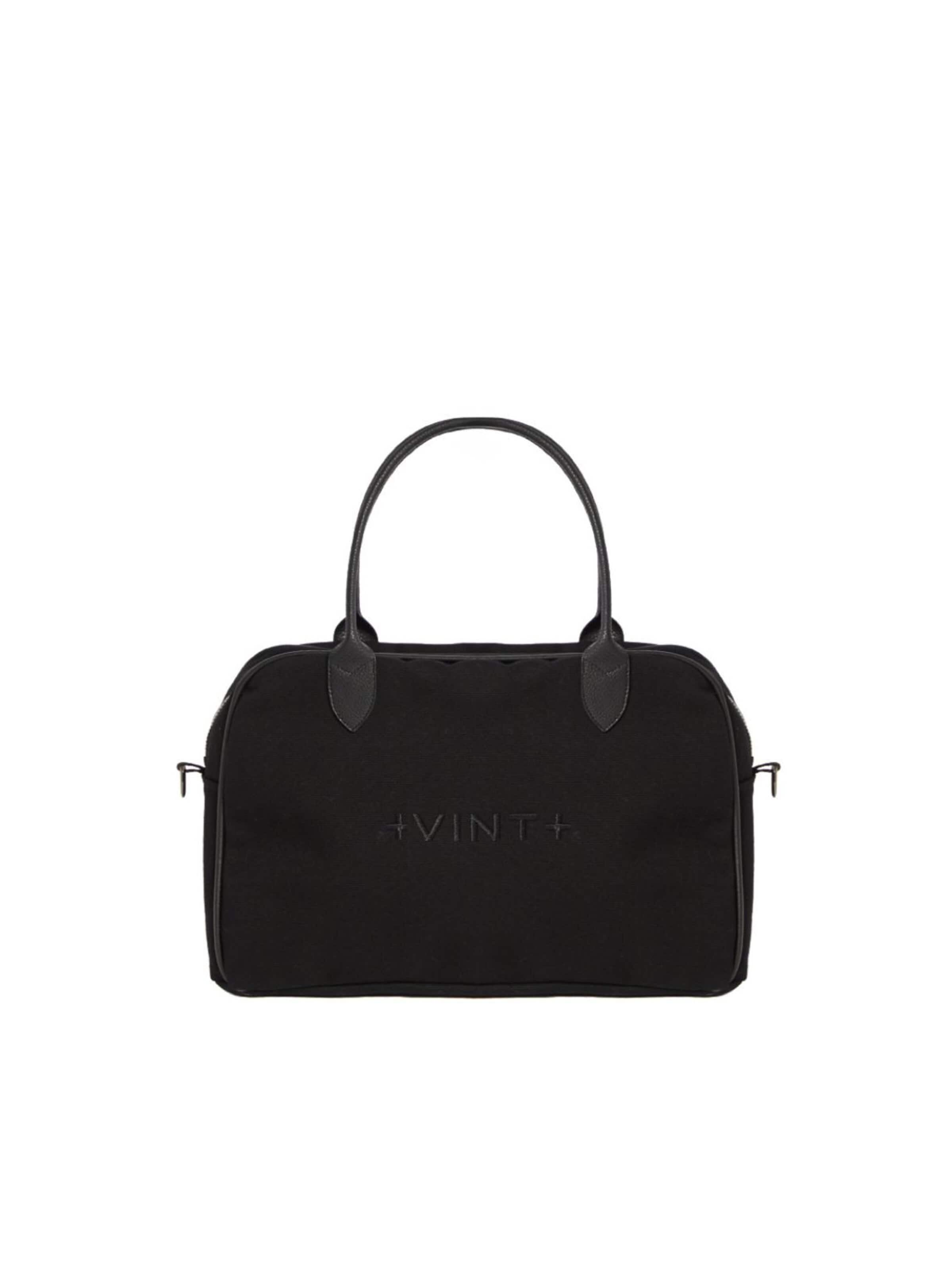 VINT+ Handbag 'Bowling Bag' in Black