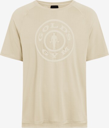 T-Shirt fonctionnel 'Kurt' GOLD´S GYM APPAREL en beige : devant